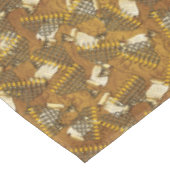 Goldene Menorot  Tischdecke (Schrägansicht)