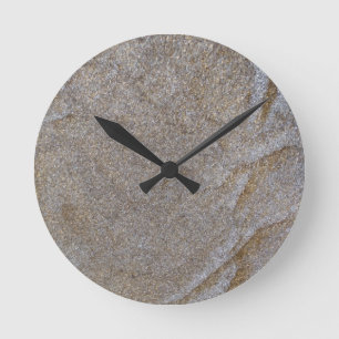 goldene Messingchips  Runde Wanduhr