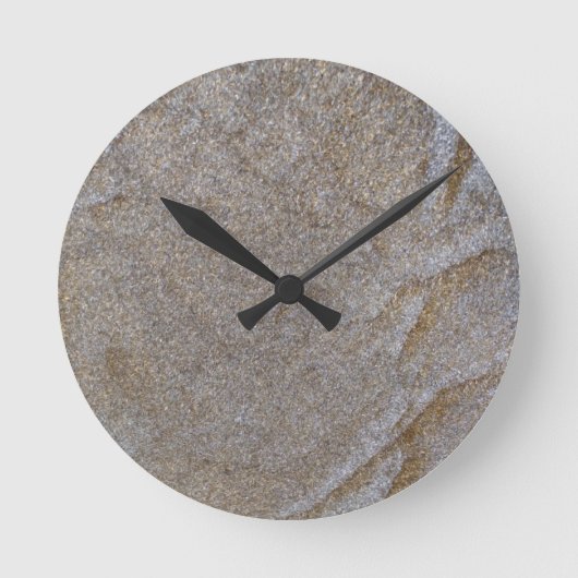 goldene Messingchips Runde Wanduhr (Vorderseite)