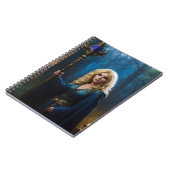 Goldene Mitarbeiterzauberin des Magischen Waldes Notizblock (Linke Seite)