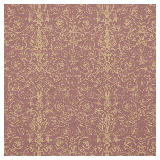 Goldene mittelalterliche Einrichtung Stoff (Muster)