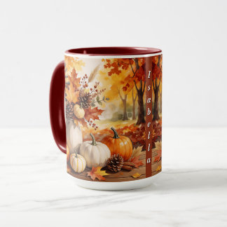 Goldene moderne Herbst-Erntedank-Kollektion Tasse