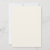 Goldene Mohn-Wasserfarb-Hochzeit Einladung (Rückseite)