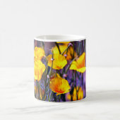 Goldene Mohnblume Kaffeetasse (Mittel)