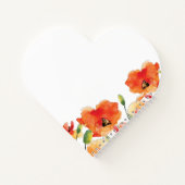 Goldene Mohnbriefe an meine Tochter Notizblock (Rückseite)