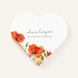 Goldene Mohnbriefe an meine Tochter Notizblock