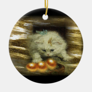 Goldene Moment-Verzierung Keramikornament