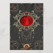 Goldene Momente der Liebe. Menükarte (Rückseite)