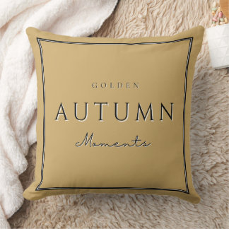 Goldene Momente Herbst Pillow Cosy Fall Zuhause Kissen