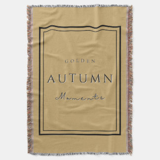 Goldene Momente im Herbst Blanket-Cosy Fall Zuhaus Decke