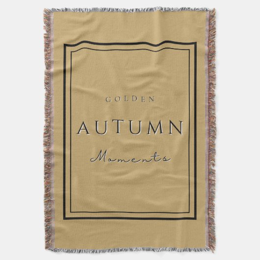 Goldene Momente im Herbst Blanket-Cosy Fall Zuhaus Decke (Vorderseite Vertikal)