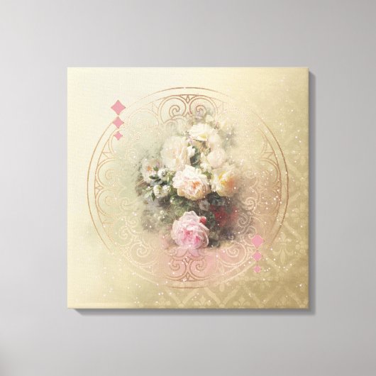 Goldene Momente - überzogene Canvas Leinwanddruck (Vorderseite)