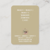 Goldene Momente - Visitenkarte (Rückseite)