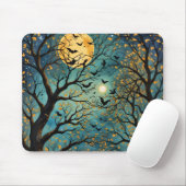 Goldene Mondlicht Mousepad (Mit Mouse)