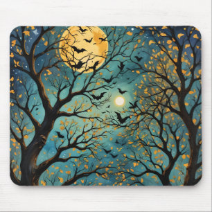 Goldene Mondlicht Mousepad