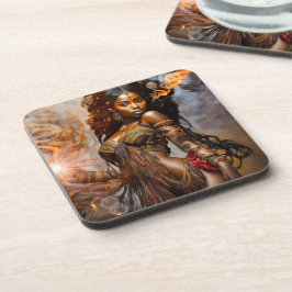 Goldene Morgenröte - Afrikanische Prinzessin - Unt Getränkeuntersetzer