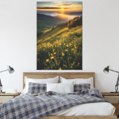 Goldene Morgenröte Leinwanddruck (Insitu (Schlafzimmer))