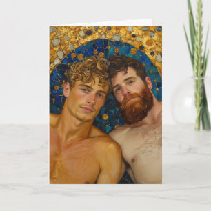 Goldene Mosaikumarmung Karte