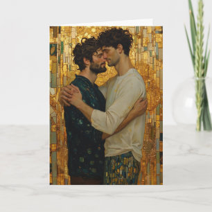 Goldene Mosaikumarmung Karte