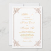 Goldene Moschee Einladung (Vorderseite)