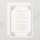 Goldene Moschee Einladung (Vorne/Hinten)