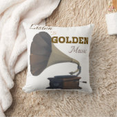 Goldene Musik Kissen (Decke)