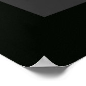 goldene Musiknote Poster (Ecke)