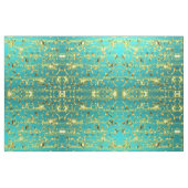 goldene Musiknoten in Minze Stoff (Yard (91,4 cm))