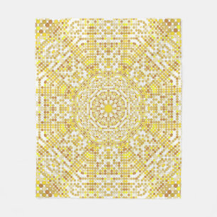 Goldene Muster mit goldenen Mosaiken im By Fleecedecke
