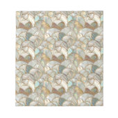 Goldene Mutter des Perlmosaikstils Notizblock (Vorderseite)