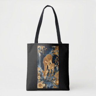 Goldene Mutterhirsch-Tasche Tasche