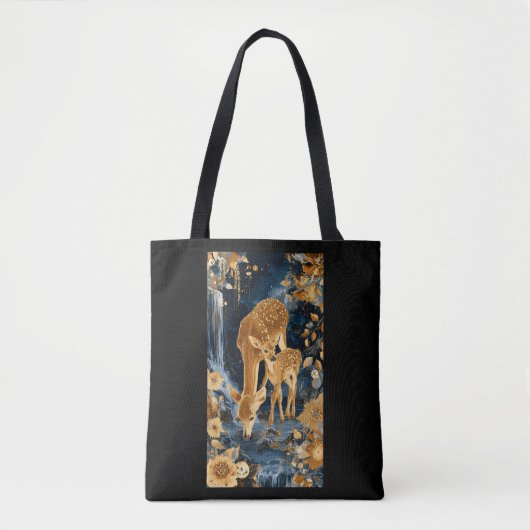 Goldene Mutterhirsch-Tasche Tasche (Vorderseite)