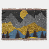 Goldene Nacht Decke (Vorderseite)