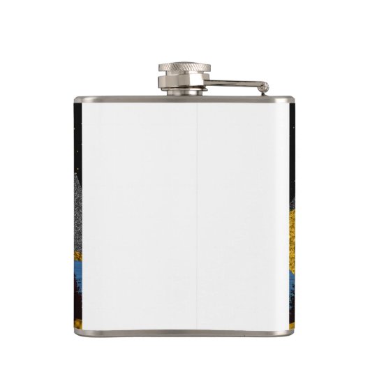 Goldene Nacht Flachmann (Rückseite)