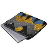 Goldene Nacht Laptopschutzhülle (Vorne Knopf)