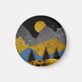 Goldene Nacht Magnet (Vorne)