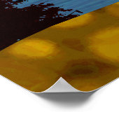 Goldene Nacht Poster (Ecke)