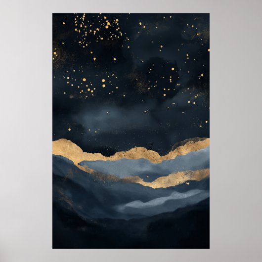 Goldene Nacht Poster (Vorne)