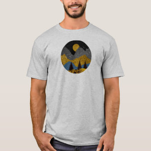Goldene Nacht T-Shirt