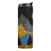 Goldene Nacht Thermosbecher (Nach links gedreht)