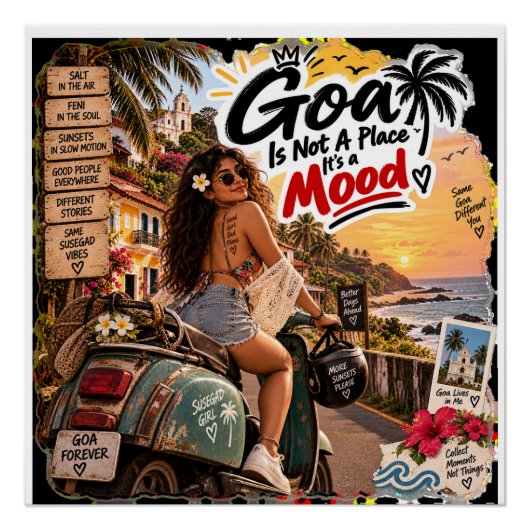 Goldene Nächte – Goa Poster (Vorderseite)