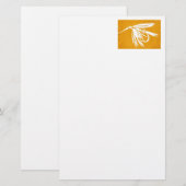 "Goldene Nassfliege" Briefpapier (Vorne/Hinten)