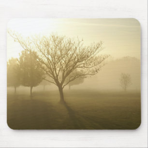 Goldene neblige Mauspad