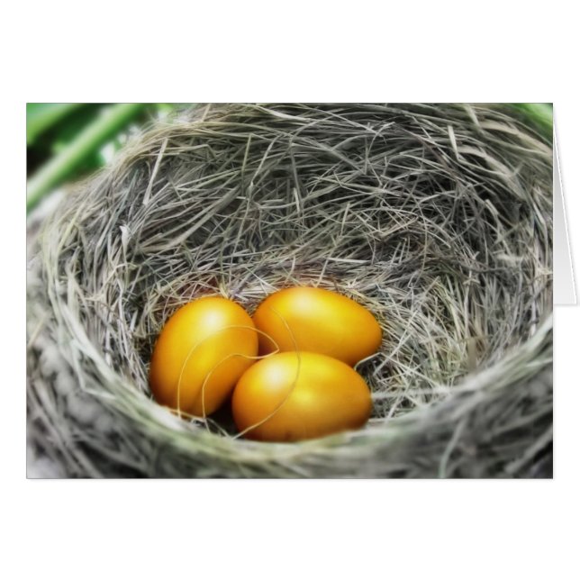 Goldene Nesteier (Vorderseite (Horizontal))