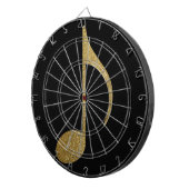 goldene Note Dartscheibe (Vorderseite rechts)