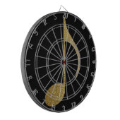 goldene Note Dartscheibe (Vorderseite Links)