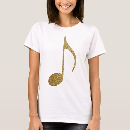 goldene Note T-Shirt (Vorderseite)