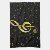 goldene Noten Handtuch (Vertikal)