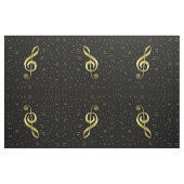 goldene Noten Stoff (Yard (91,4 cm))