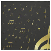 goldene Noten Stoff (Muster)